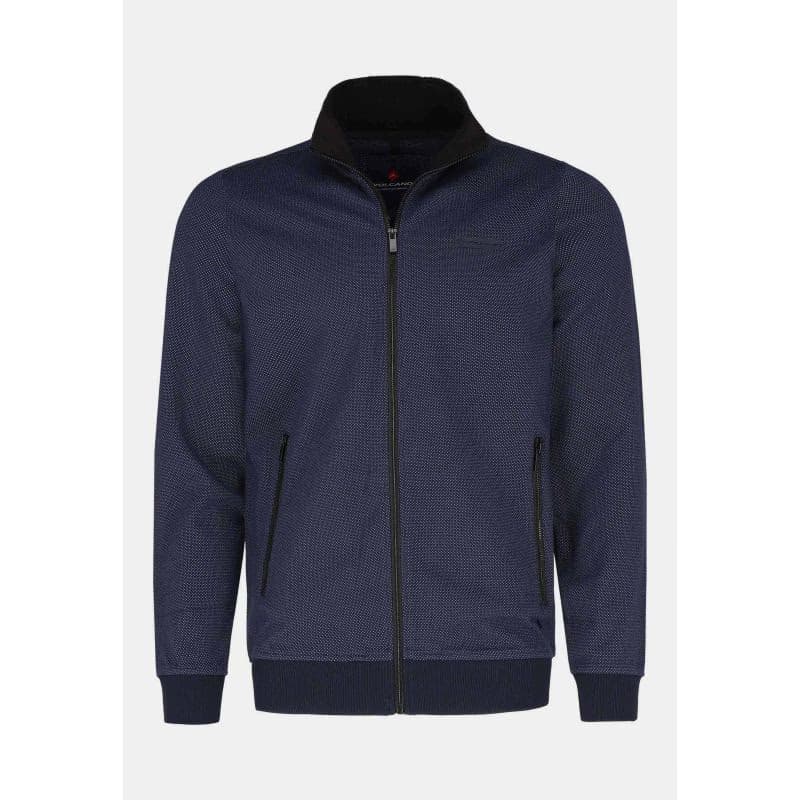 Pánska mikina so zipsom VOLCANO B-MONTERO-NAVY 4