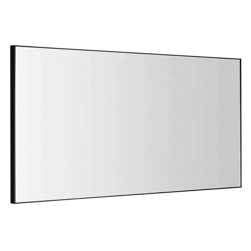 SAPHO - AROWANA zrkadlo v ráme, 120x60cm, čierna mat AWB1260