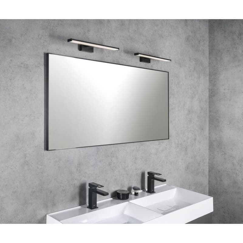 SAPHO - AROWANA zrkadlo v ráme, 120x60cm, čierna mat AWB1260 5