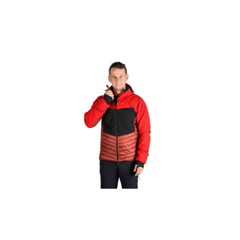 Pánska turistická bunda NORTHFINDER EMERYK-361redblack 1