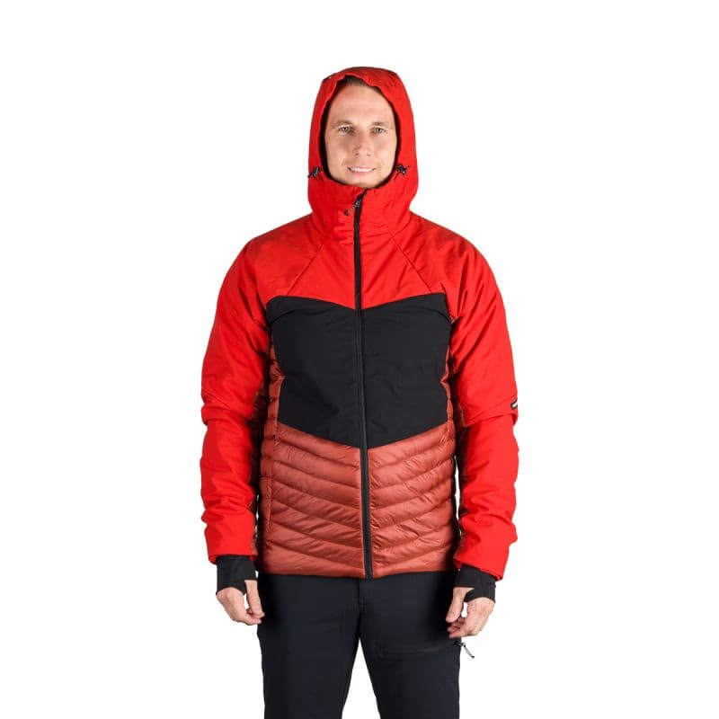 Pánska turistická bunda NORTHFINDER EMERYK-361redblack 3