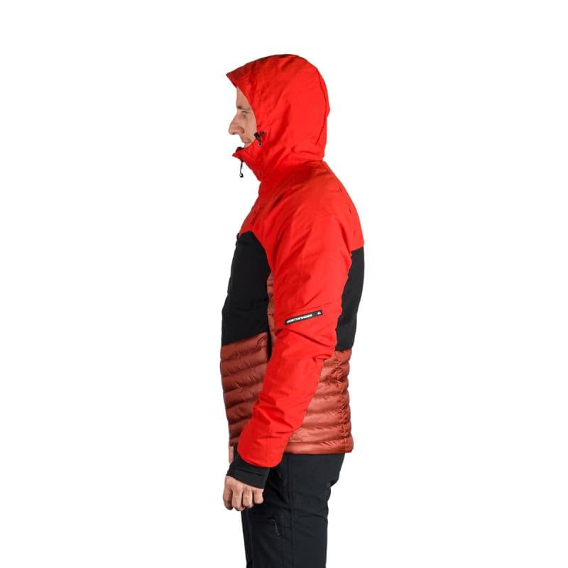 Pánska turistická bunda NORTHFINDER EMERYK-361redblack 4