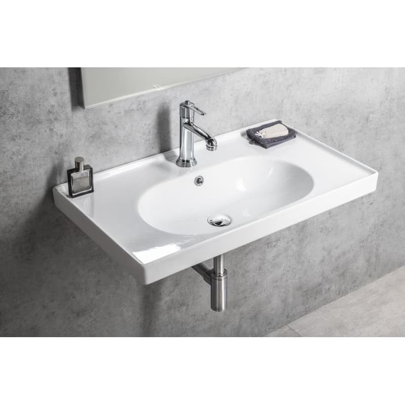SAPHO - BRAND keramické umývadlo 80x45cm, biela TU0422 6