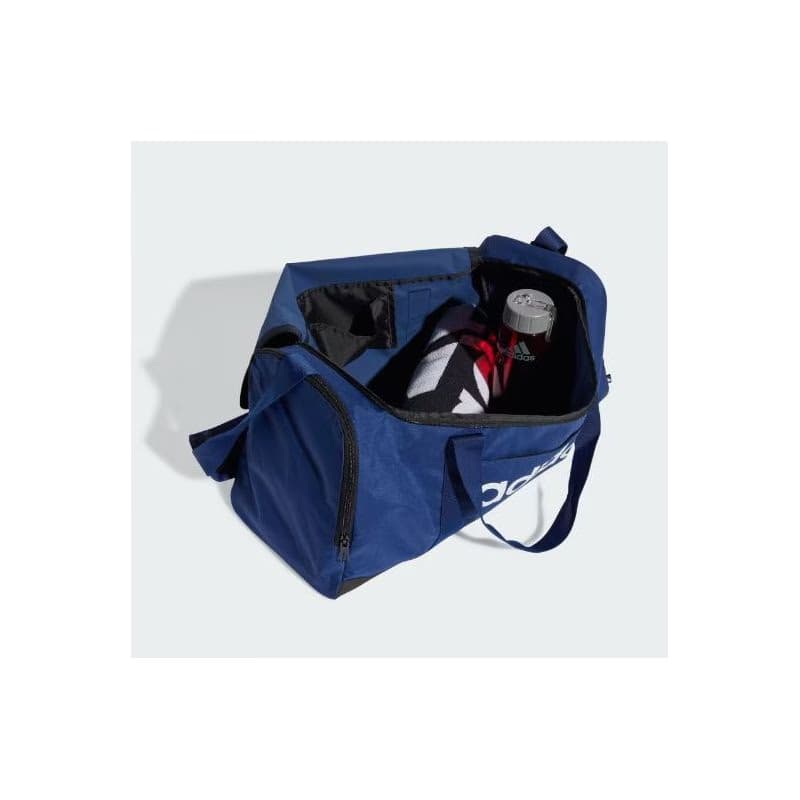 Cestovná taška ADIDAS LINEAR DUFFEL M DKBLUE WHITE 4