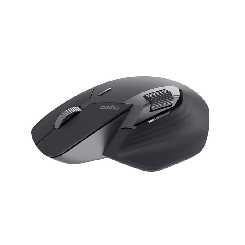 RAPOO myš MT760L Multi-mode, Bezdrôtová, Optická, Šedo-Čierna 4