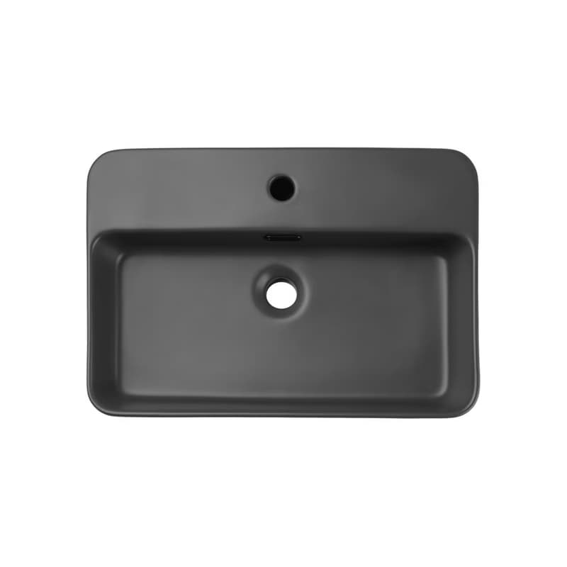 ArtCom Keramické umývadlo TRUST 2 E-6282 | tmavosivý mat 55 cm 3