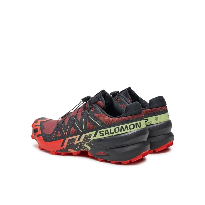 Pánska bežecká trailová obuv SALOMON Speedcross 6 M rum raisin cherry tomato cognac 5