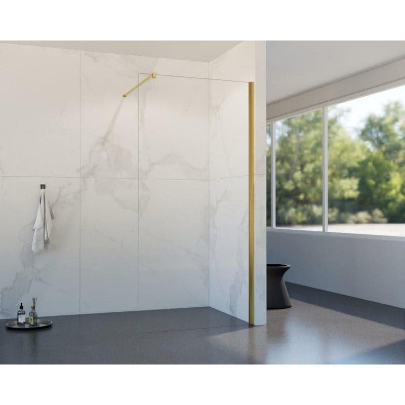 HOPA - Walk-in sprchovací kút LAGOS NEW - Farba rámu - Zlatá, Rozmer A - 80 cm BCLAGO80BGCN 1