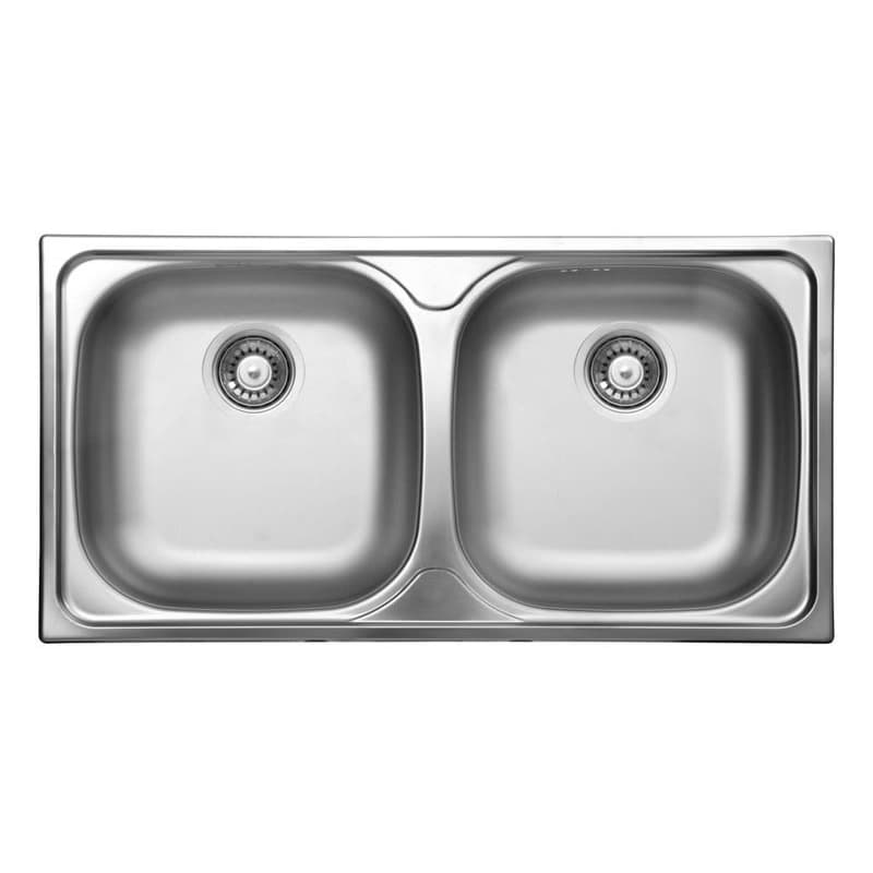 DEANTE DEANTE - Xylo nerez dekor - Nerezový drez, 2 - bowl ZEX_3203