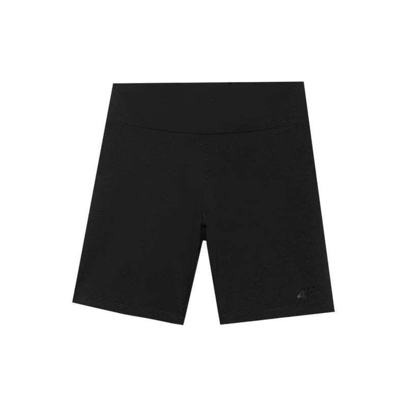 Dámske teplákové kraťasy 4F TIGHTS-WSS24TTIGF151-20S-DEEP BLACK 4