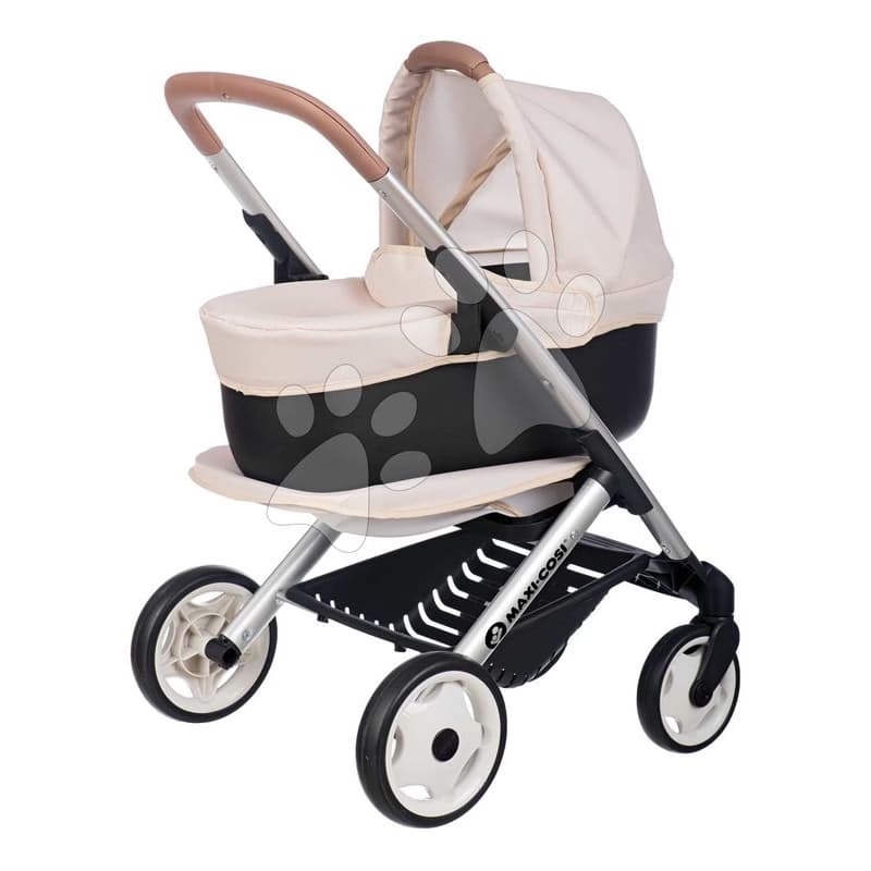 Kočík trojkombinácia Pushchair Sandy Maxi Cosi&Quinny Smoby hlboký športový a prenosná postieľka pre 42 cm bábiku výška rúčky 64 cm