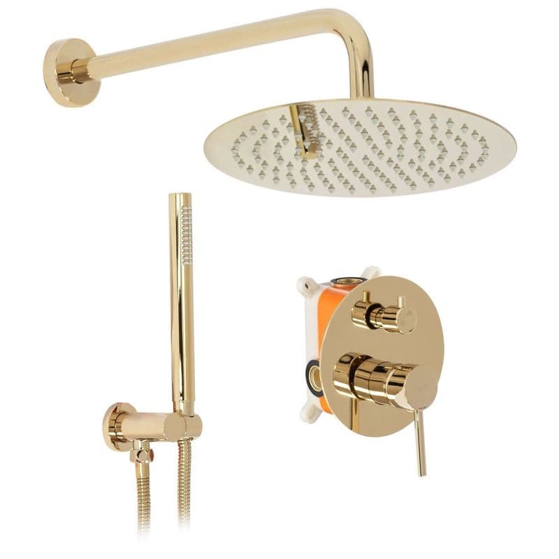 REA REA - Sprchový set pod omietku Lungo zlatý + box REA-P4110 1