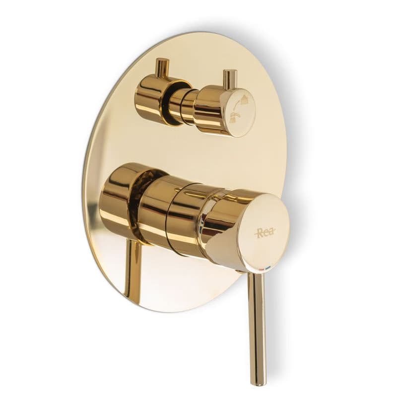 REA REA - Sprchový set pod omietku Lungo zlatý + box REA-P4110 4