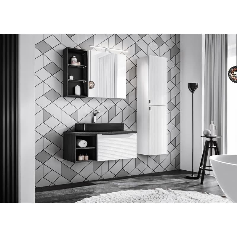 ArtCom Regál do kúpeľne LEONARDO Oak 83-01 4