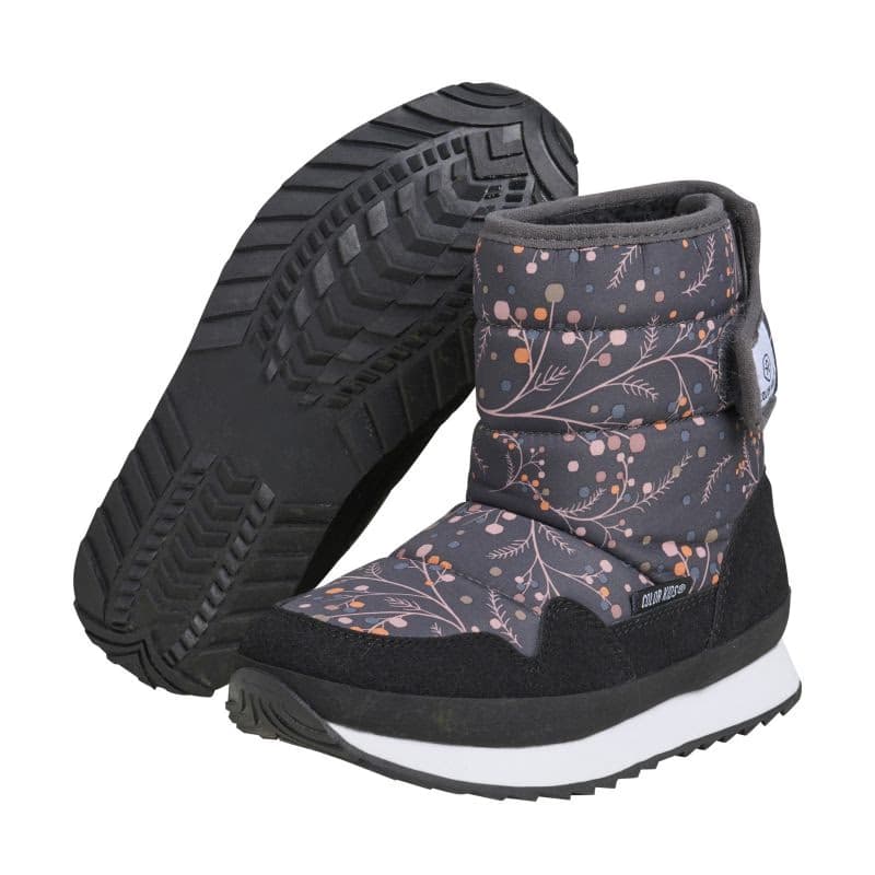 Dievčenské vysoké zimné topánky COLOR KIDS Boots W. 1 velcro, phantom 2