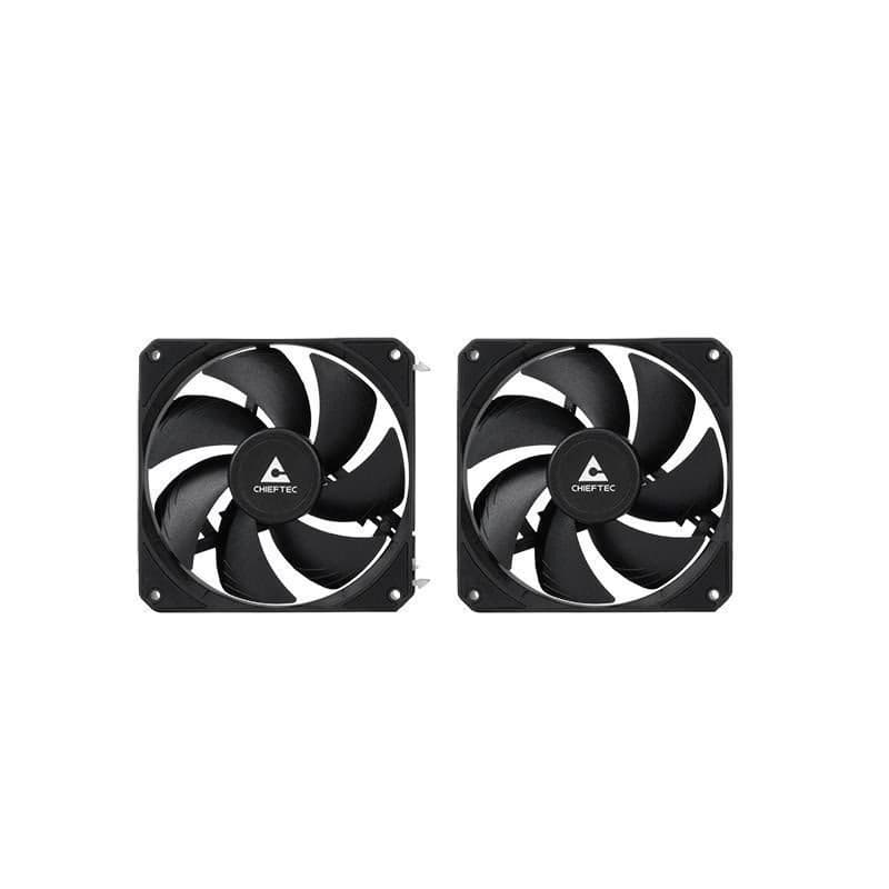 CHIEFTEC vodné chladenie CPU Iceberg 240 Dark, 2x120mm, ARGB vodný blok, LGA1851, AM5, čierna 4
