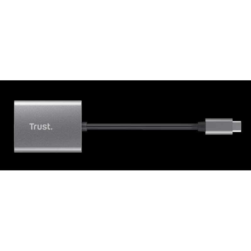 TRUST čítačka pamäťových kariet DALYX Fast, externá, USB-C, 8cm 3