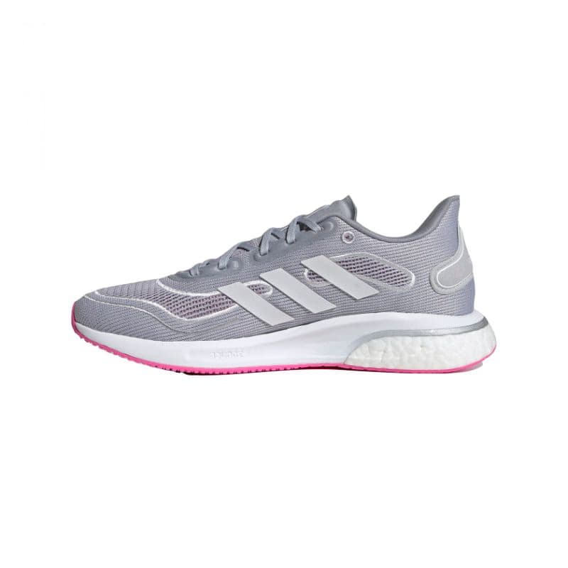 Dámska bežecká obuv ADIDAS Supernova W halo silver cloud white screaming pink 2