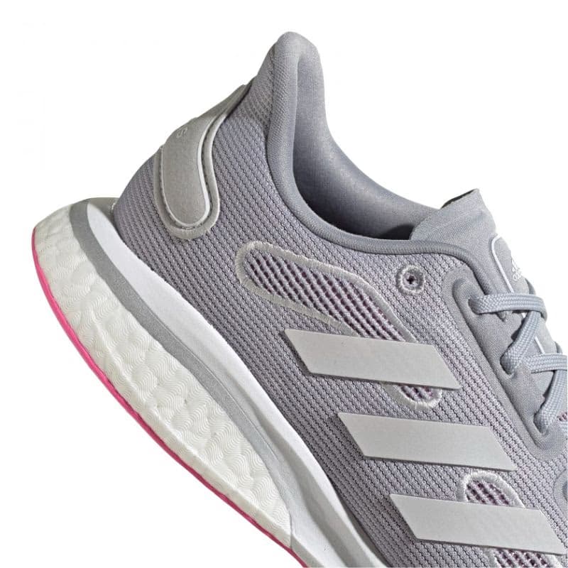 Dámska bežecká obuv ADIDAS Supernova W halo silver cloud white screaming pink 4