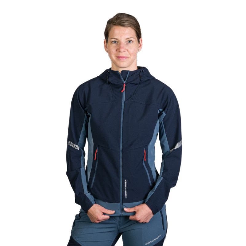 Dámska turistická softshellová bunda NORTHFINDER DONNA-387-blueblue 4