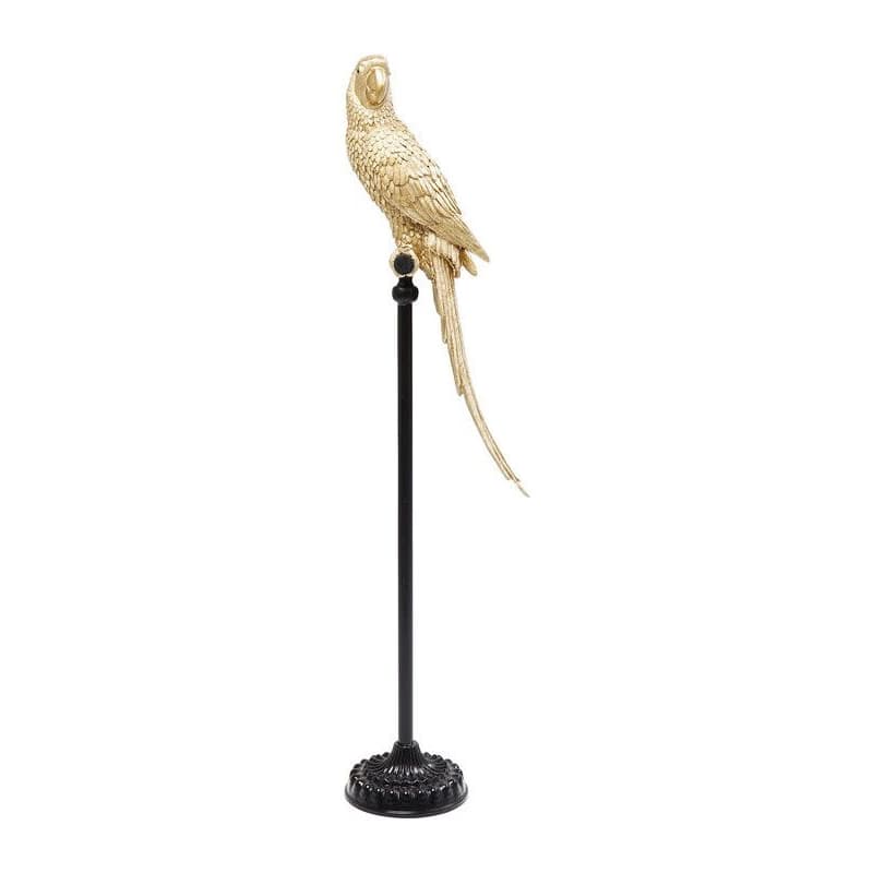 Parrot dekorácia zlatá 1