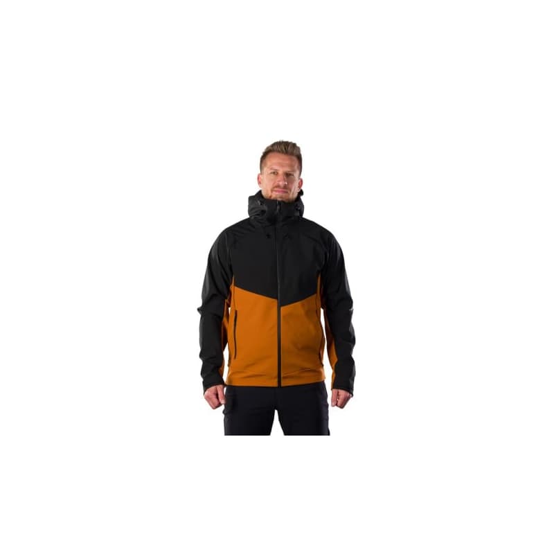 Pánska turistická bunda s kapucňou NORTHFINDER CLIFTON 519cinnamonblack 1