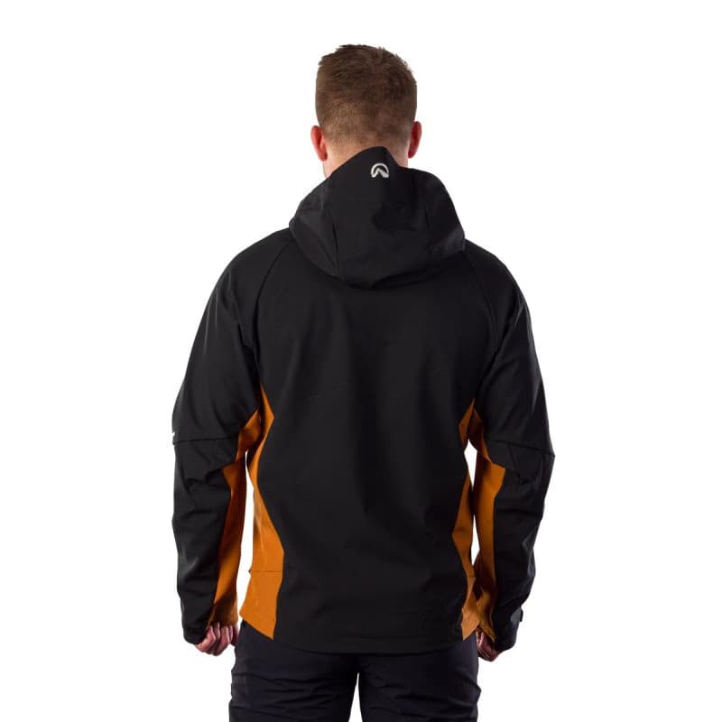 Pánska turistická bunda s kapucňou NORTHFINDER CLIFTON 519cinnamonblack 5