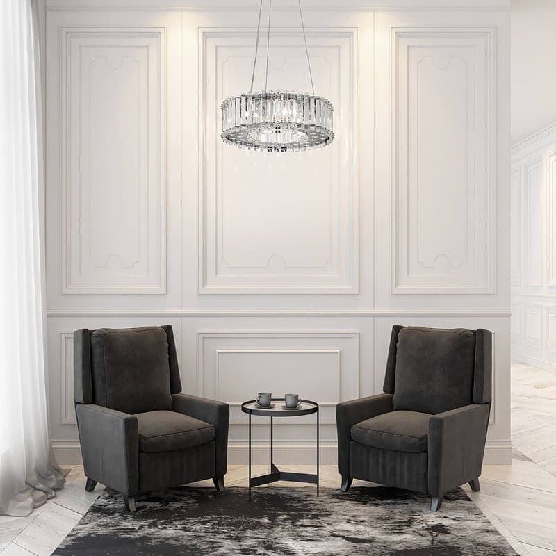 Závesné LED svietidlo Crystal Skye Ø 43,8 cm 1