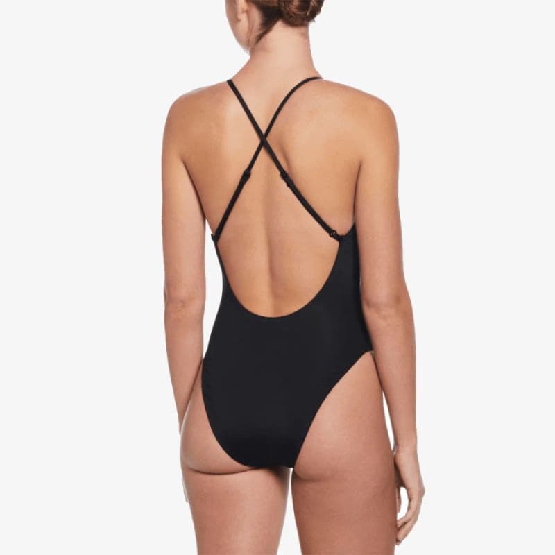 Dámske plavecké jednodielne plavky NIKE SWIM SNEAKERKINI 2.0 BLACK-BLACK 3