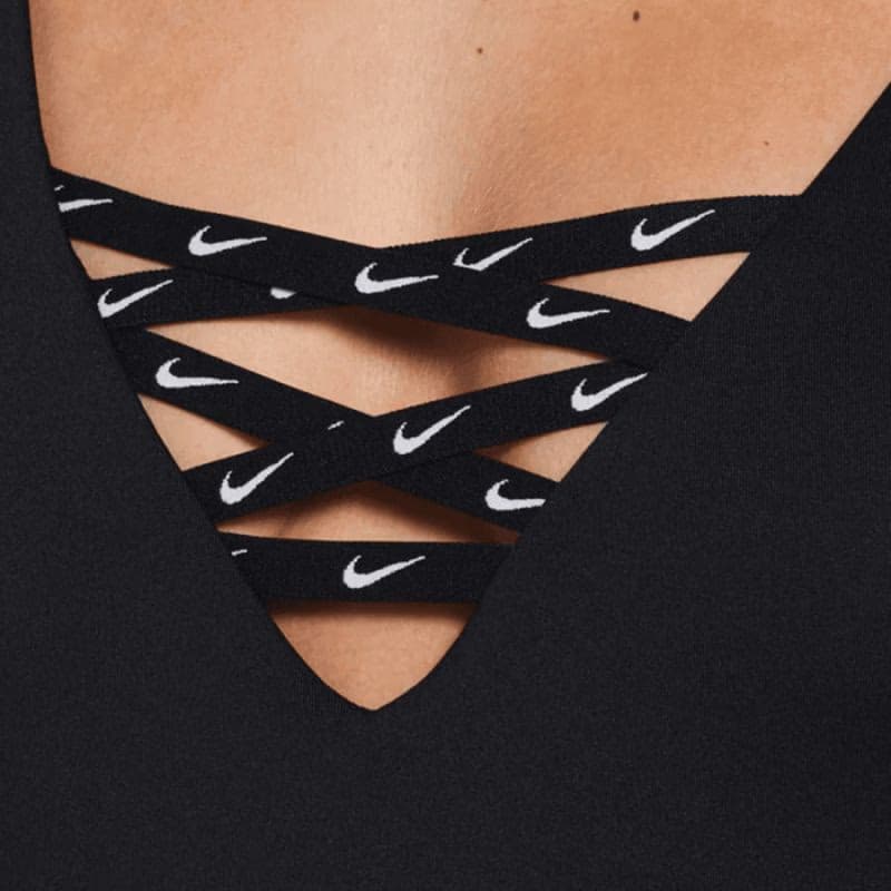 Dámske plavecké jednodielne plavky NIKE SWIM SNEAKERKINI 2.0 BLACK-BLACK 4