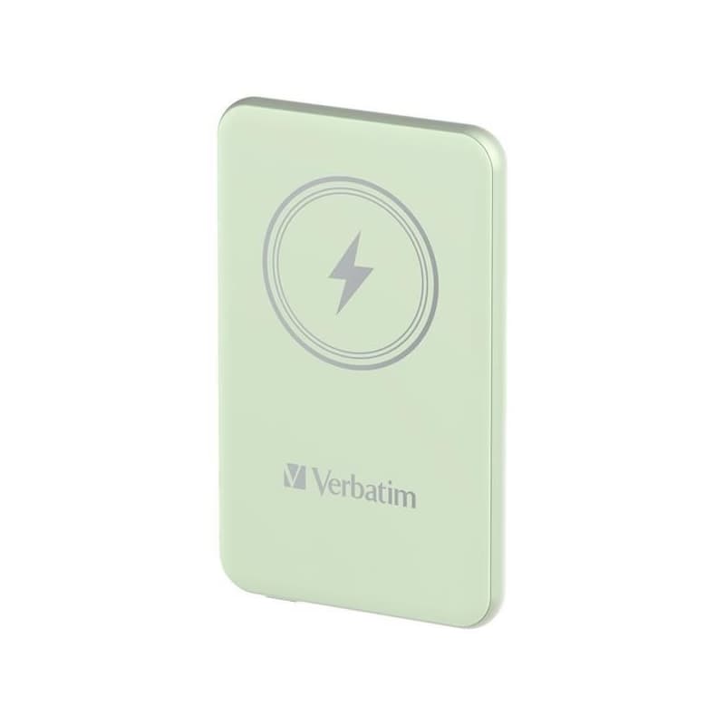 VERBATIM Powerbanka Charge 'n' Go, Magnetická, 5000 mAh, USB-C, Zelená 1