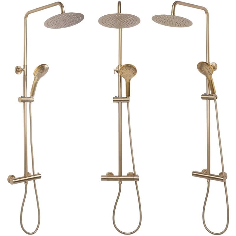 REA REA - Sprchový set s termostatickou batériou 150mm VINCENT zlatá kartáčovaná REA-P6602 2