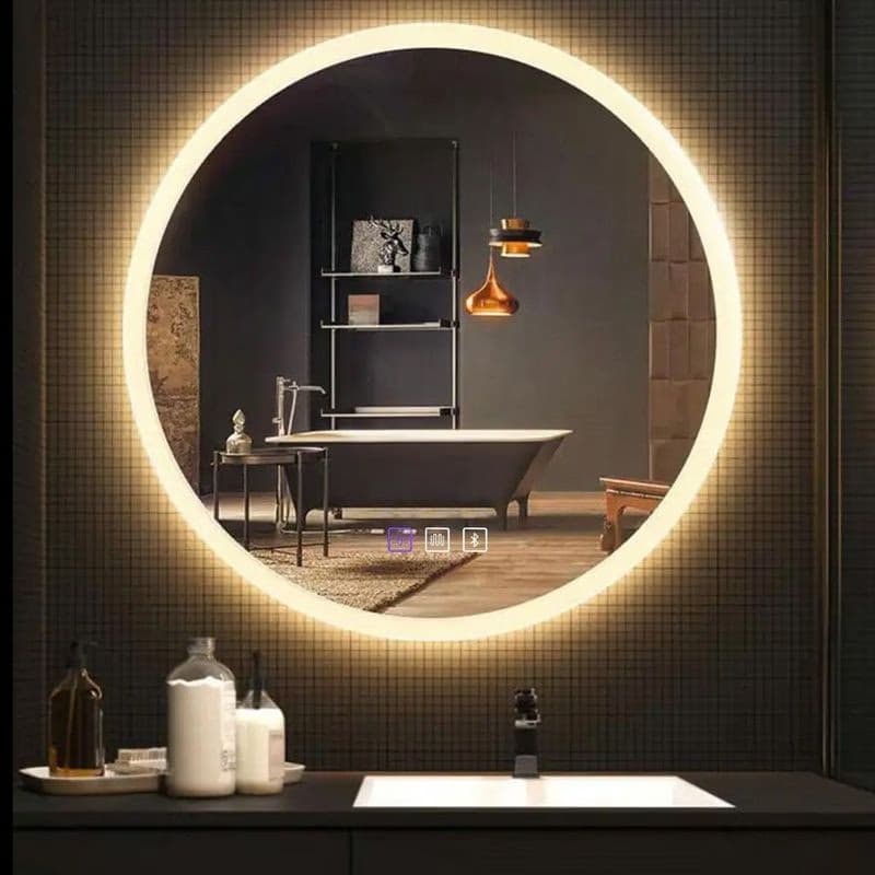 Tutumi - Zrkadlo LED BLUETOOTH FFJ 60cm HOM-06501 4
