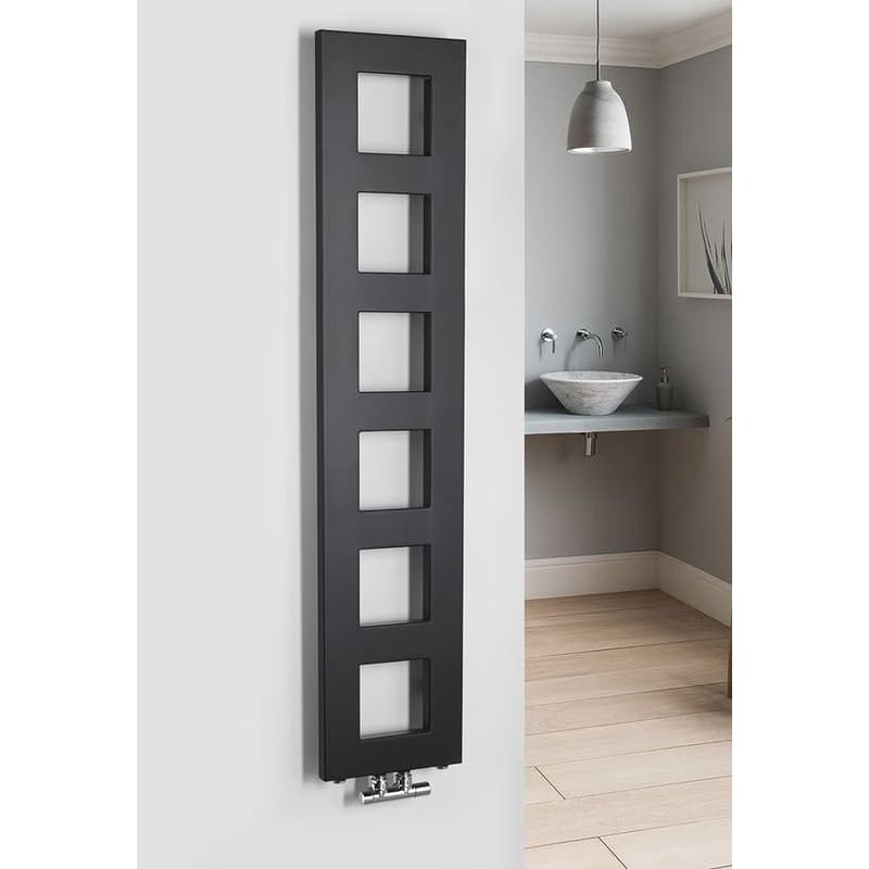 SAPHO - BLOCK vykurovacie teleso 280x1330 čierna matná IR181 2