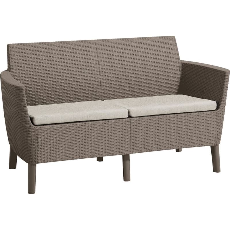 KETER Pohovka SALOMON 2 seater sofa | cappuccino 1