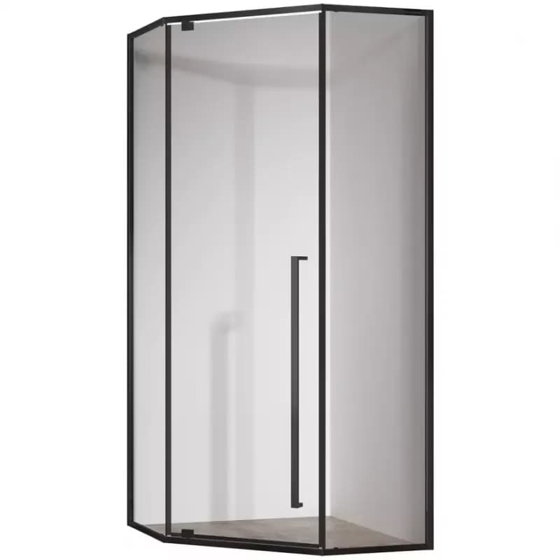 Sprchový kút päťuhlová Light 80x80x195 black 1