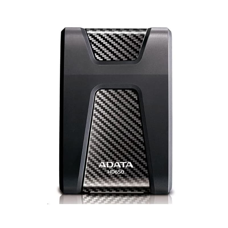 ADATA Externý HDD 4TB 2,5" USB 3.1 DashDrive Durable HD650, čierny (gumový, nárazu odolný) 2