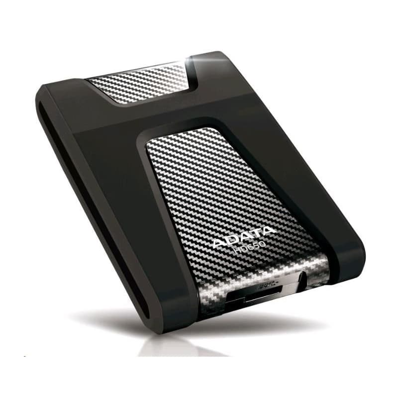 ADATA Externý HDD 4TB 2,5" USB 3.1 DashDrive Durable HD650, čierny (gumový, nárazu odolný) 3