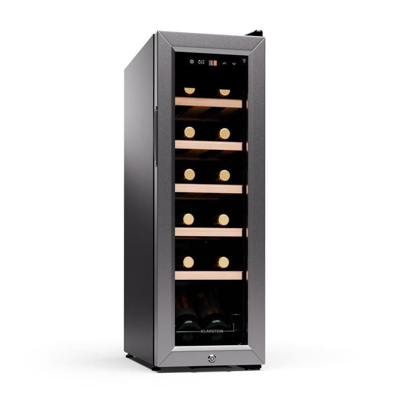 Klarstein Shiraz Premium Smart, Chladnička na víno, 12 Slim na 12 fliaš 1