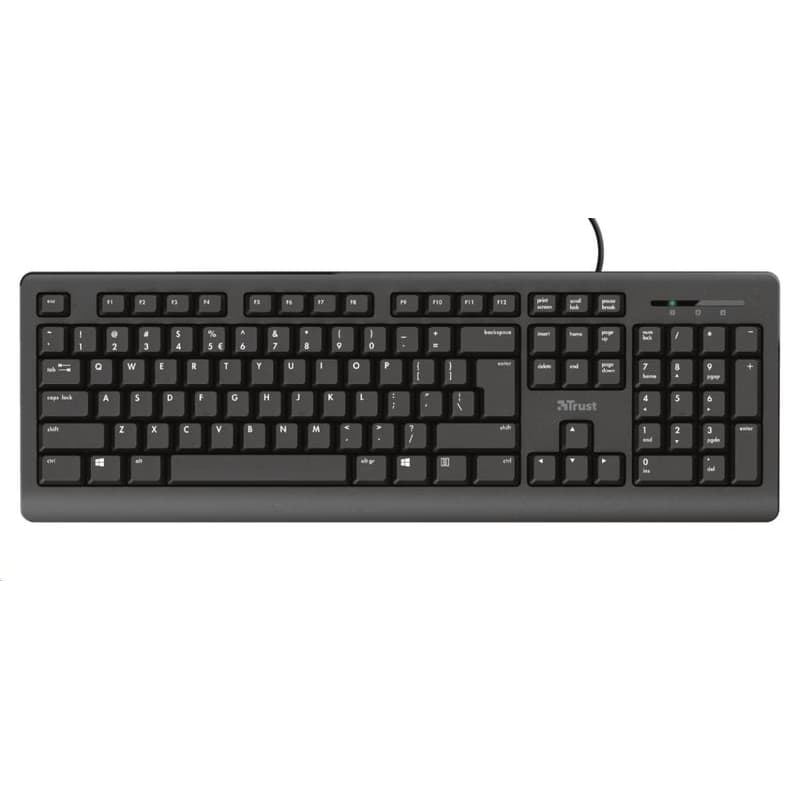 TRUST klávesnica PRIMO, membránová, USB, CZ/SK 4