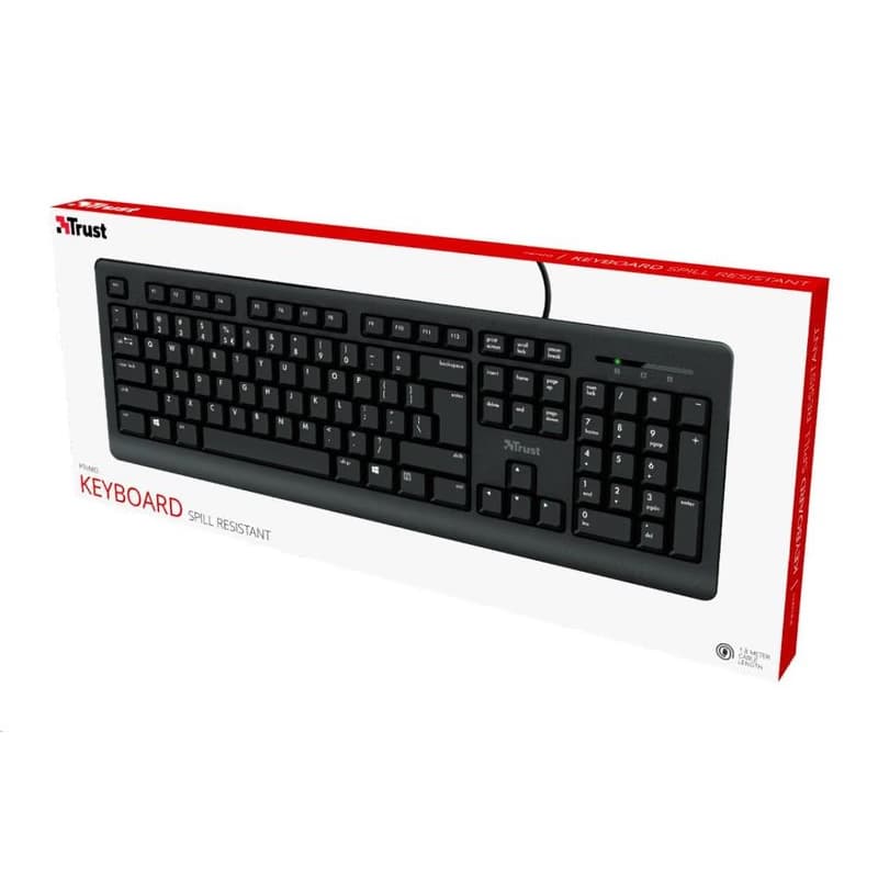 TRUST klávesnica PRIMO, membránová, USB, CZ/SK 5