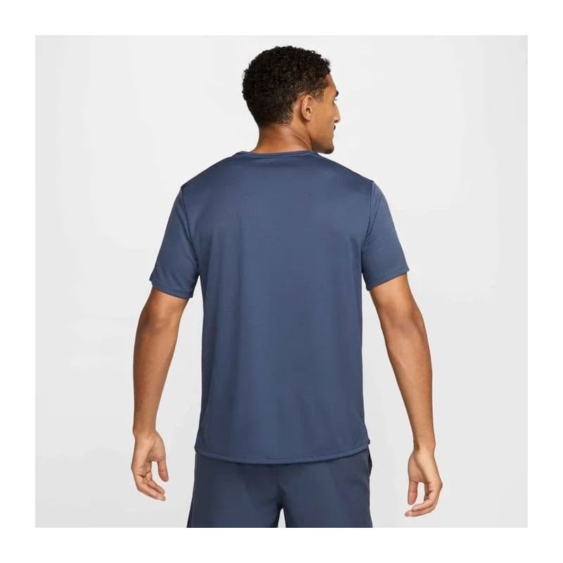 Pánske bežecké tričko s krátkym rukávom NIKE M NK DF UV MILER SS THUNDER BLUE REFLECTIVE SILV 3