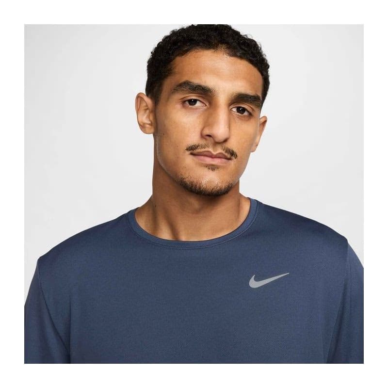 Pánske bežecké tričko s krátkym rukávom NIKE M NK DF UV MILER SS THUNDER BLUE REFLECTIVE SILV 5