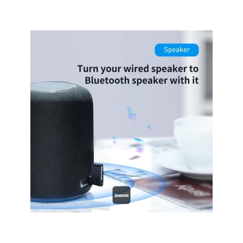 Baseus bluetoooth audio adaptér Qiyin čierny 3