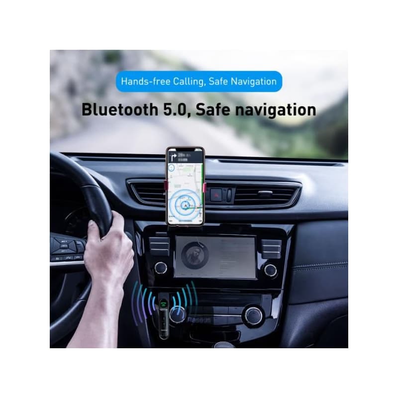 Baseus bluetoooth audio adaptér Qiyin čierny 6