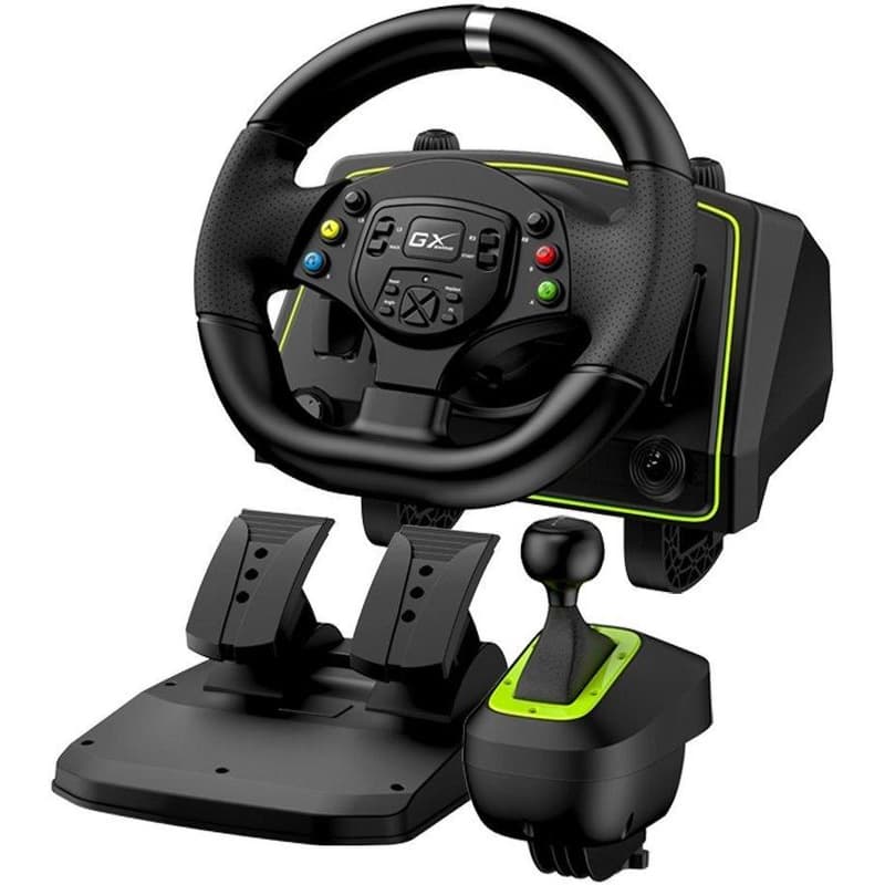 Genius GX Gaming SpeedMaster X2, Volant, pedále, radiaca páka, pre PC, PS3, PS4, PS5*, Xbox One, Xbox Series X a Xbox 360