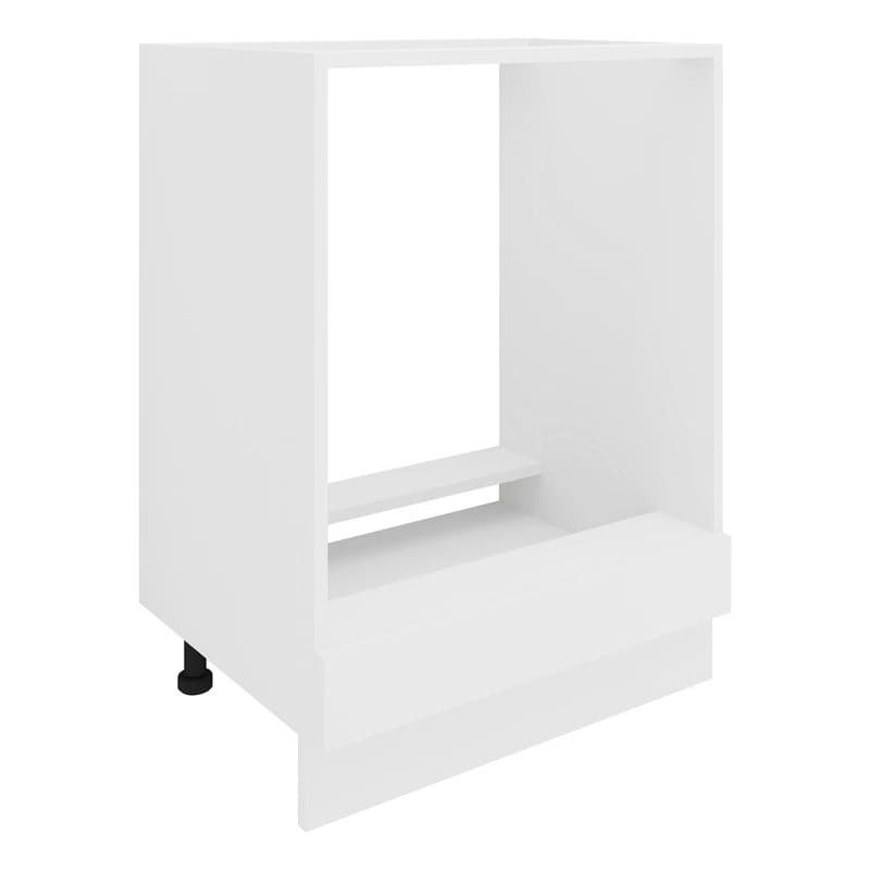 Spodná kuchynská skrinka Esilo pre vstavaný sporák, 60 cm, biela 1