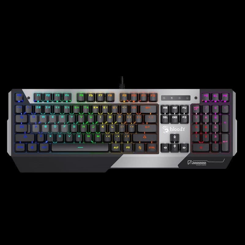 A4tech Bloody LIGHT STRIKE B865N mechanická RNBW herná klávesnica, USB, CZ 1