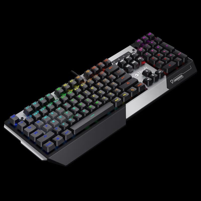 A4tech Bloody LIGHT STRIKE B865N mechanická RNBW herná klávesnica, USB, CZ 2