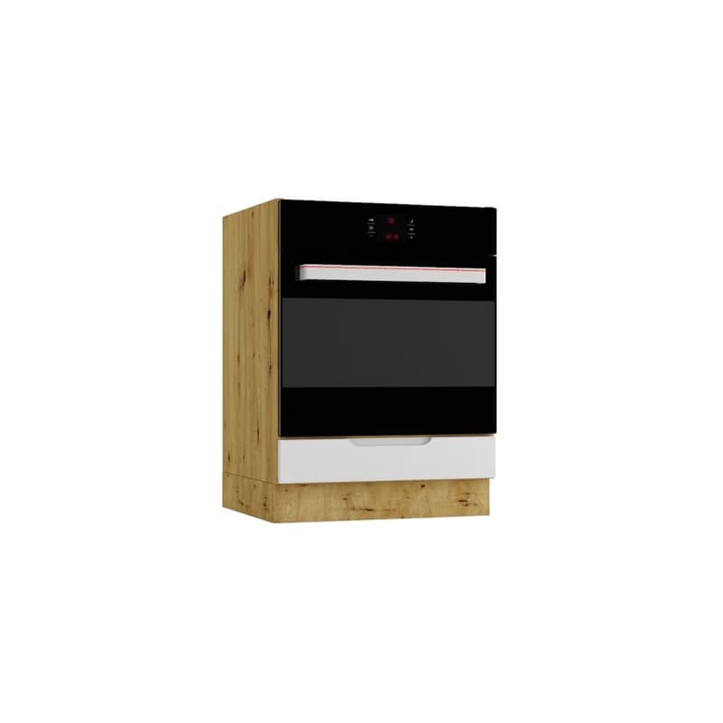 Artstolk Kuchynská linka ISABEL C | 200 cm dub artisan/sivá 3